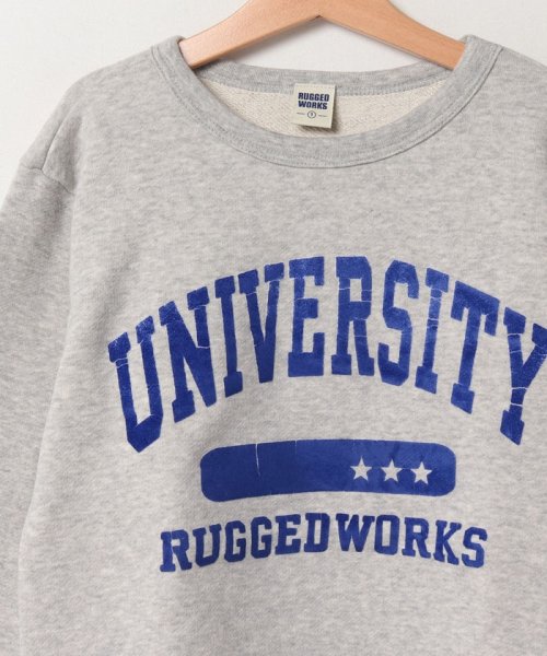 made in Japan》COLLEG PT SWEAT(505003666) | ラゲッドワークス(RUGGEDWORKS) - d fashion