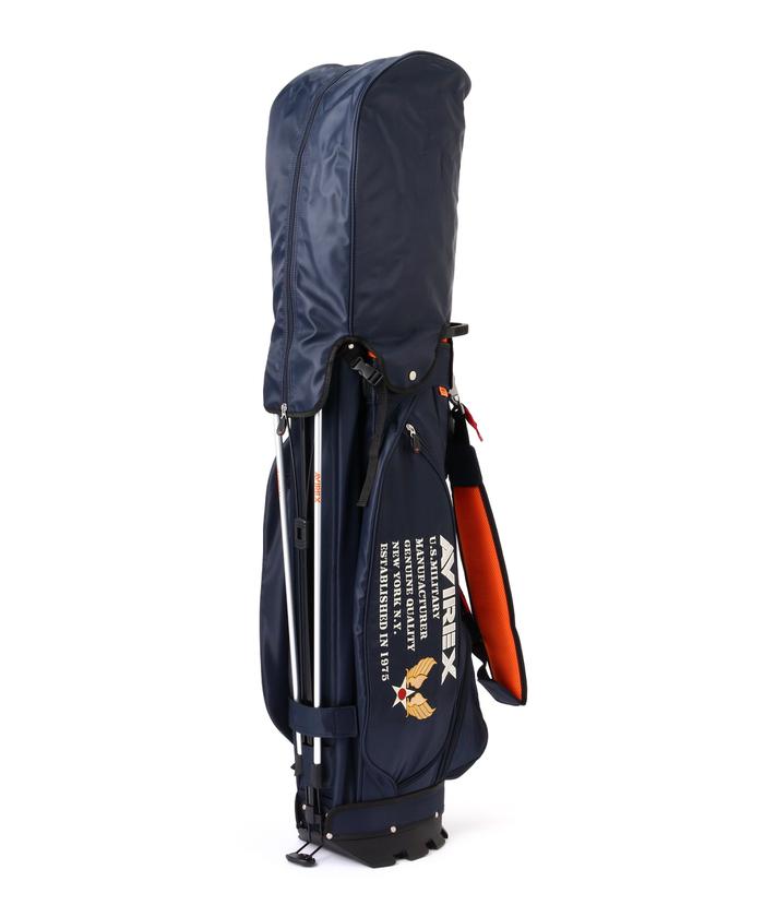 AVIREX - AVIREX GOLF セルフスタンド付キャディバッグ AVIREX GOLF/アヴィレックスゴルフ》セルフスタンド付きキャディ