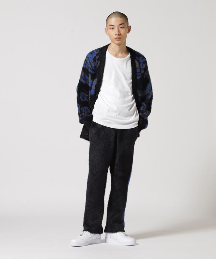 ダンケシェーン　カーディガン Dankeschon/ダンケシェーン/Nylon Shaggy Damask Cardigan
