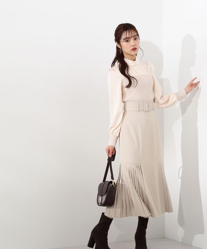 マーメイドプリーツスカート PROPORTION BODY DRESSING セール 50%OFF】サイドプリーツマーメイドスカート(504999169