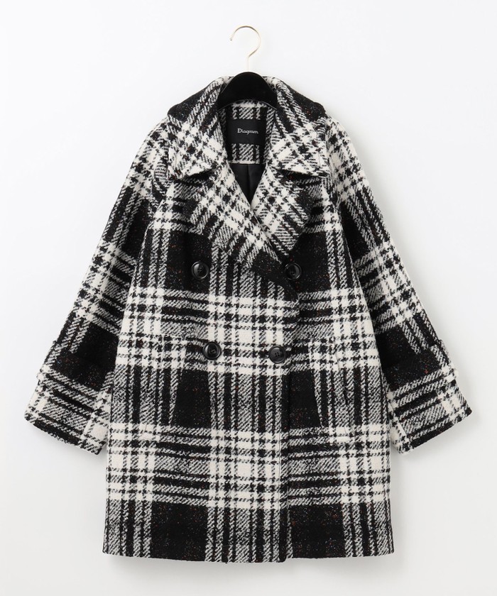 セール 30%OFF】チェックツイードコート(505009067) | グレース