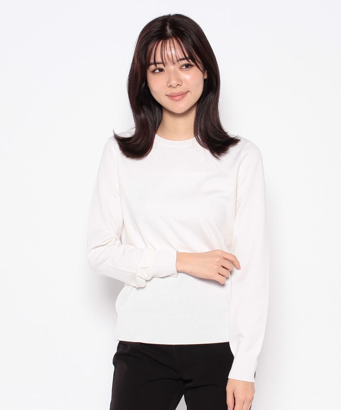 Theory 2022AWニットWool Tech PO Crew P Neck