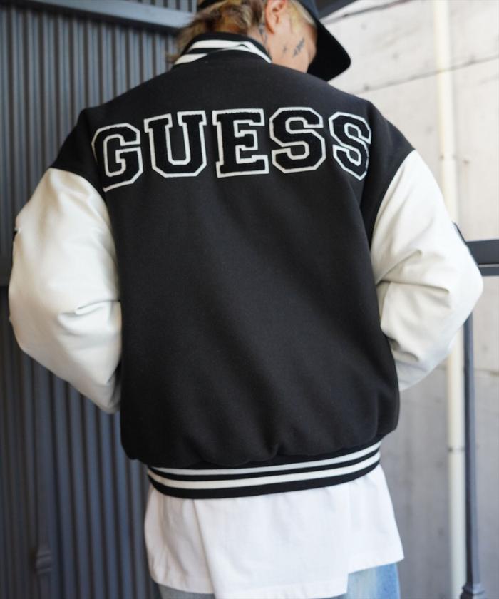 GUESS/ゲス/別注 ワッペンロゴスタジャン(505025655 GUESS/ゲス/別注 ワッペンロゴスタジャン(505025655