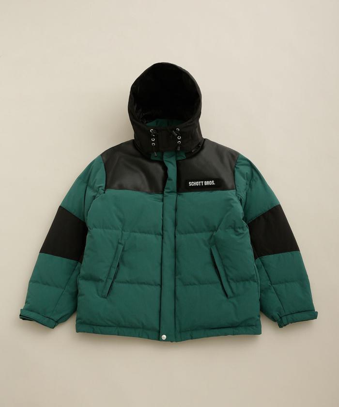 ナノユニバース 西川ダウン ノーカラー ウール切替 ダウンジャケット 38 セール 60%OFF】SCHOTT/別注 西川ダウン(504880268) | NANO