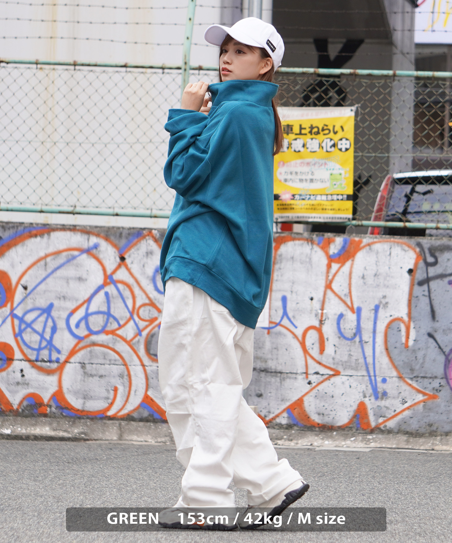 ワンフォークロージング 1111clothing ハーフジップ メンズ