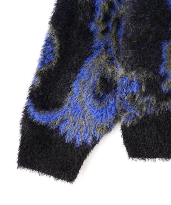 ダンケシェーン　カーディガン Dankeschon/ダンケシェーン/Nylon Shaggy Damask Cardigan