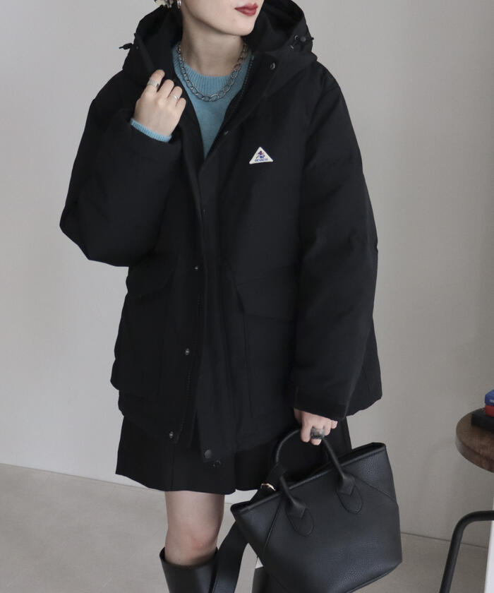 セール 50%OFF】【GEVACO/ゲバコ】フーデッドショートダウン