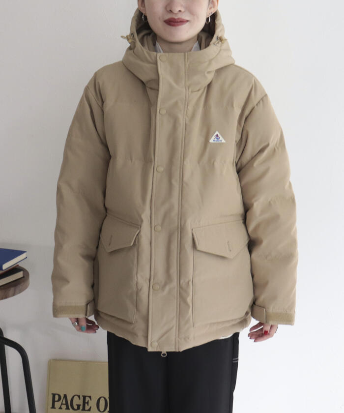 セール 50%OFF】【GEVACO/ゲバコ】フーデッドショートダウン