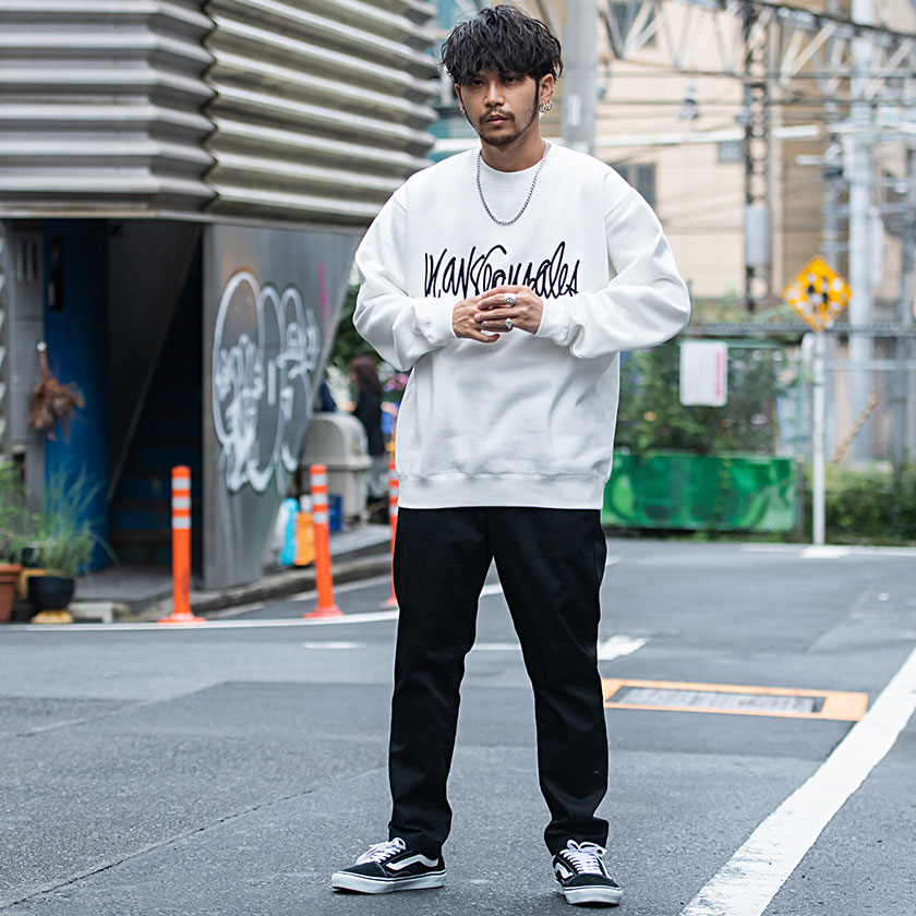 スウェット・トレーナー Mark Gonzales MG SPORTS PIPING LINE SWEATSHIRT MG SPORTS PIPING LINE SWEATSHIRT - BLACK - 감도 깊은 취향
