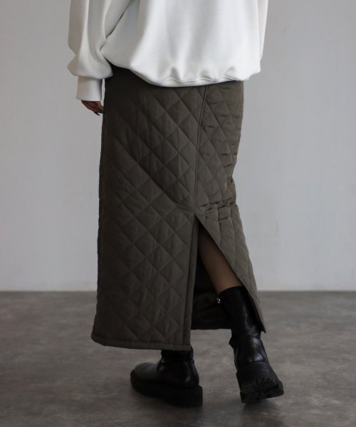 セールキルティングタイトスカート(505028460)  ボンジュールサガン(Bonjour Sagan) - d fashion