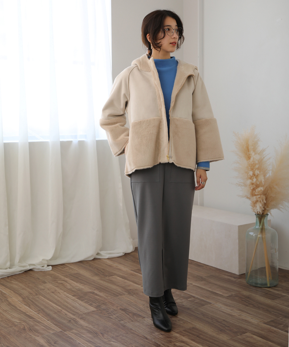 ブージュルード Bou Jeloud フェイクムートンファー切替ショート