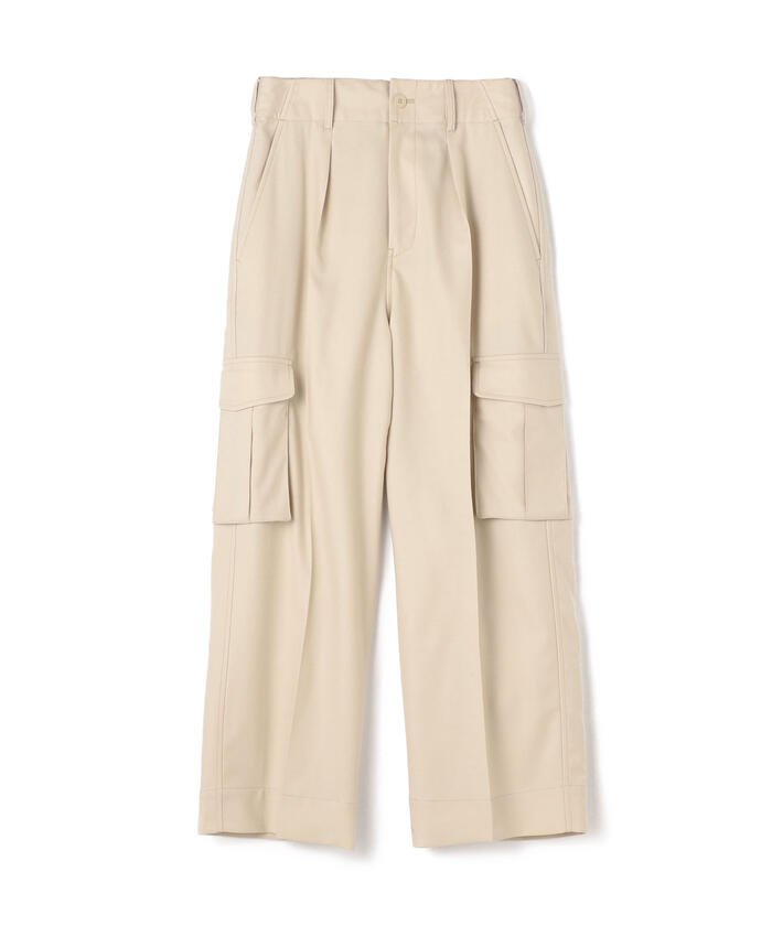 クーポン】【セール 50%OFF】ストレッチフラノ カーゴパンツ