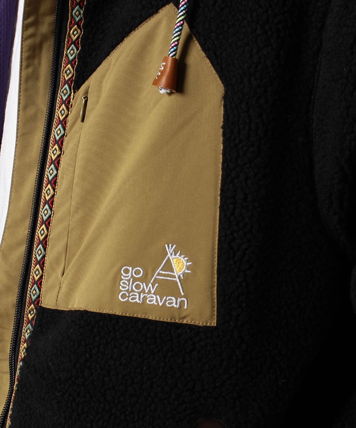 セール 50%OFF】ゴースローキャラバン go slow caravan ボア セール 50%OFF】ゴースローキャラバン go slow caravan ボア