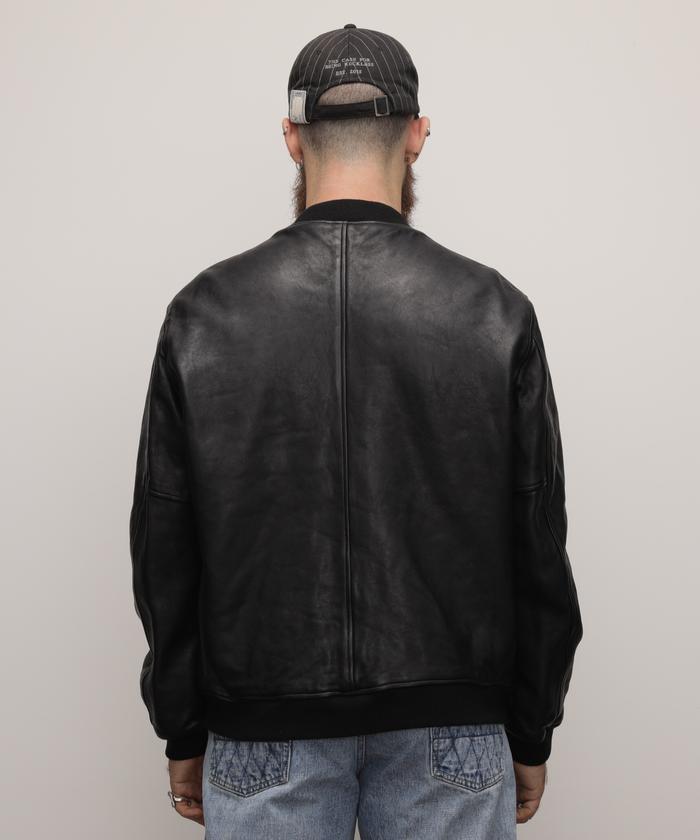 LEATHER JACKET BOWERY/レザージャケット バワリー MA-1 LEATHER JACKET BOWERY/レザージャケット バワリー MA-1
