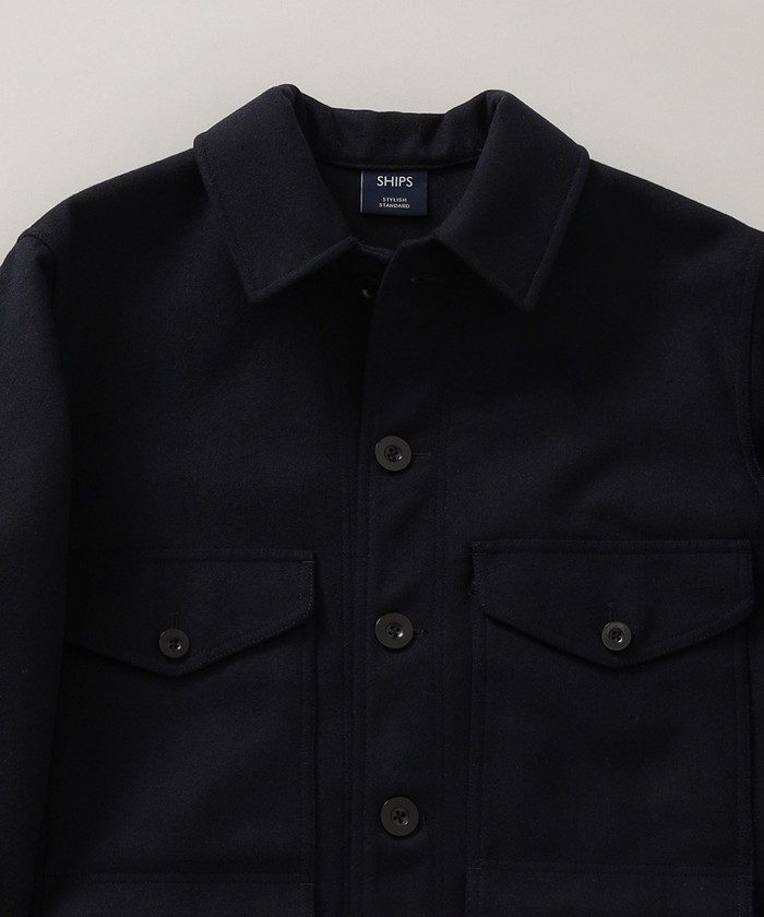 67000円 SHIPS ジャケット 42 カシミア セール】SHIPS STANDARD: ウール/カシミヤ オーバージャケット