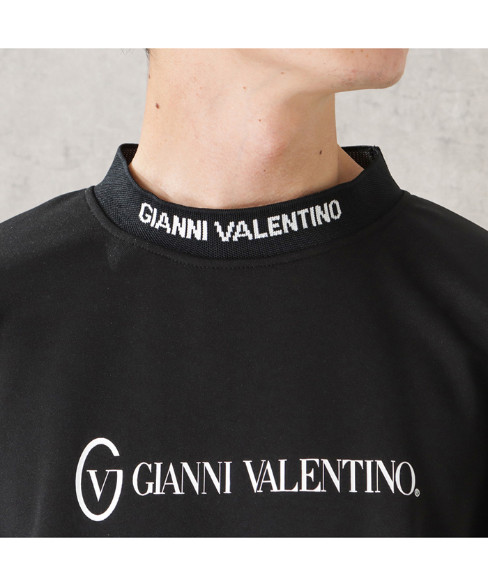 GIANNI VALENTINO ジャンニバレンチノ 長袖ポロシャツ ネイビー