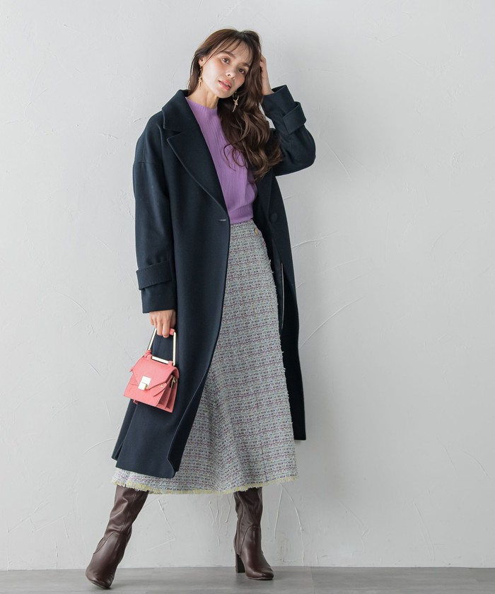 セール】ビアッジョブルー Viaggio Blu SP140Jackalロングコート セール】ビアッジョブルー Viaggio Blu SP140Jackalロングコート