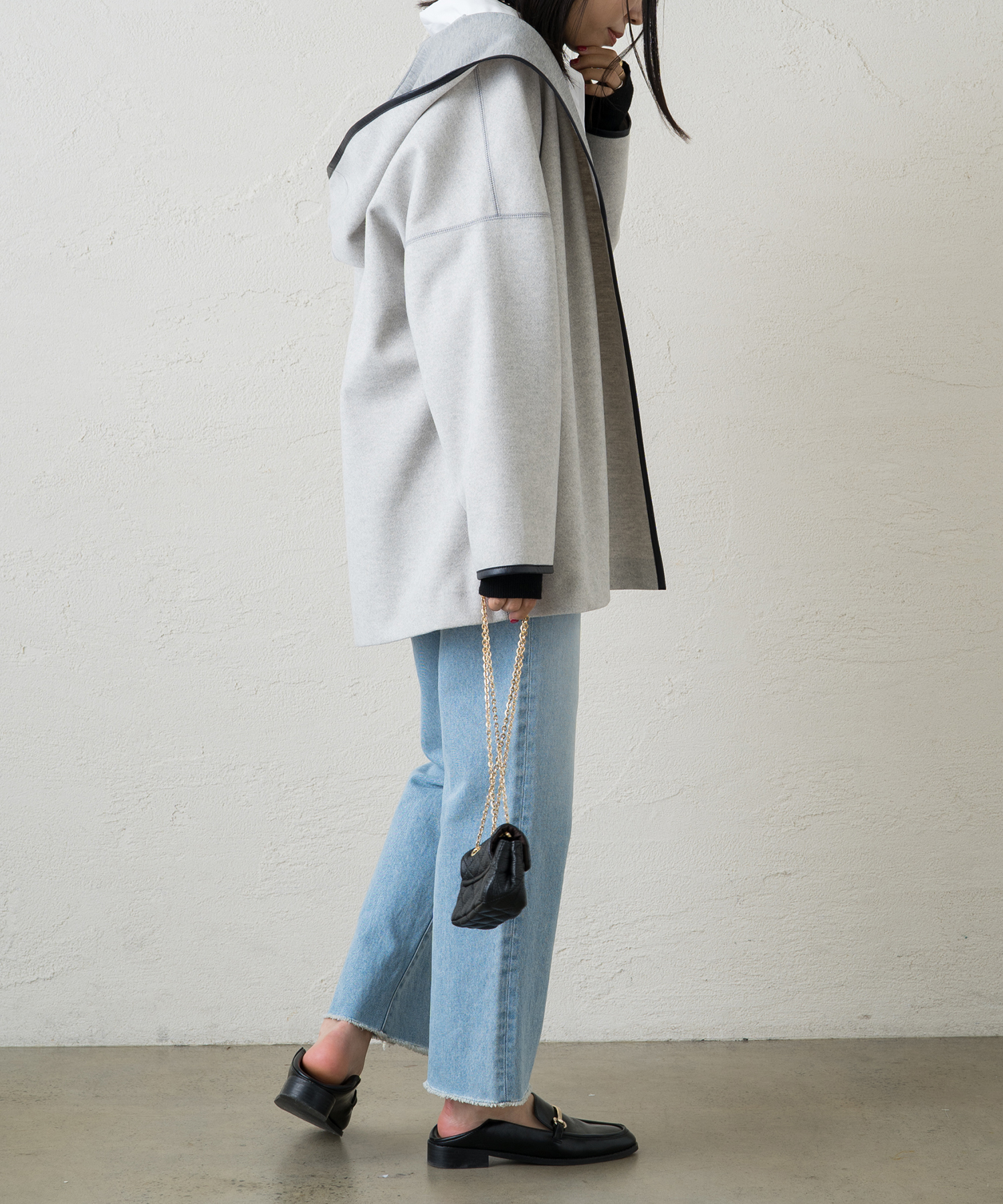ラウンジドレス　Pコート セール】【Loungedress】ショートカットコート(504821684
