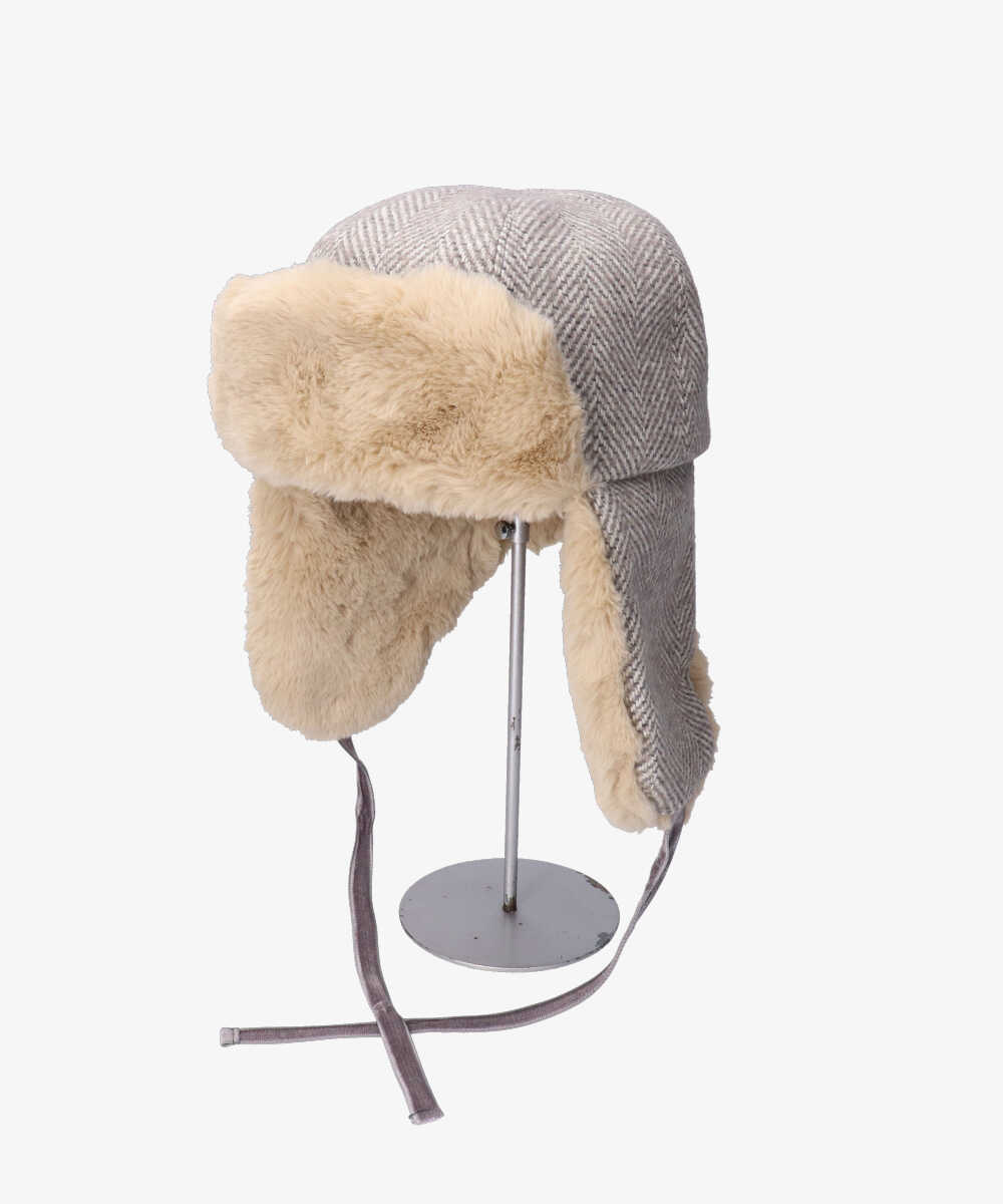 Chapeaud'O Fancy Tweed Trapper Hat