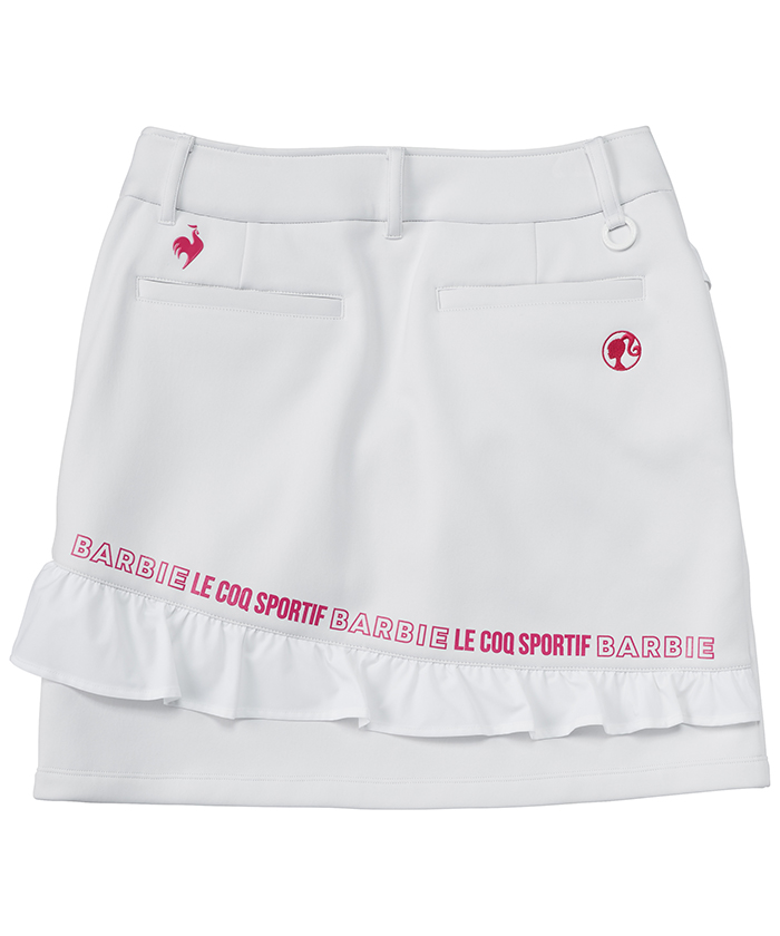 Barbie(TM)×le coq sportif】バービー 裏起毛フリルスカート Barbie(TM)×le coq sportif】バービー 裏起毛フリルスカート
