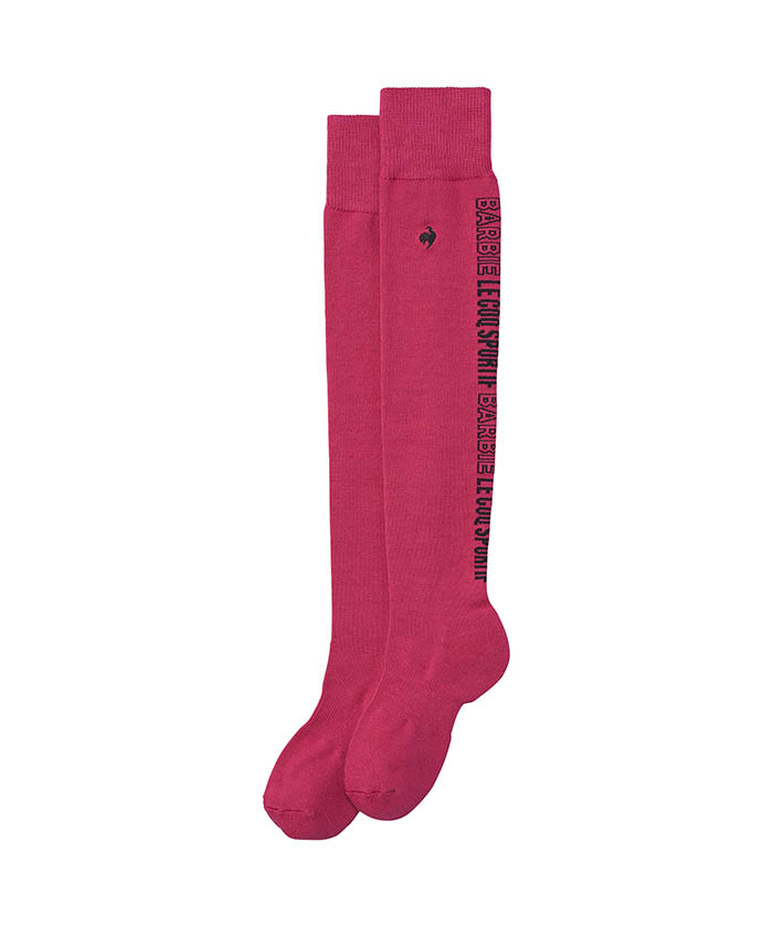 Barbie(TM)×le coq sportif】バービー ニーハイソックス(抗菌 Barbie(TM)×le coq sportif】バービー ニーハイソックス(抗菌