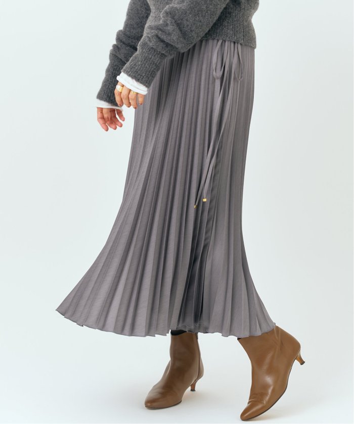 ライトツイルプリーツスカート(505053133) | イエナ(IENA) - d fashion