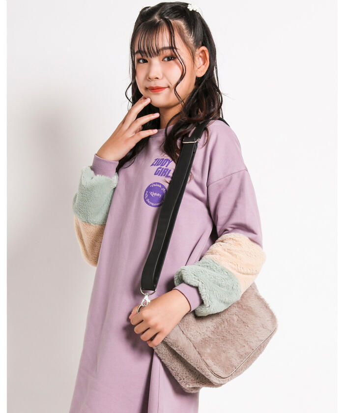 新品未使用　jacadi トレーナーワンピース　3A 小さいサイズ 【hiiさんコラボ】長袖ドッキングワンピース 低