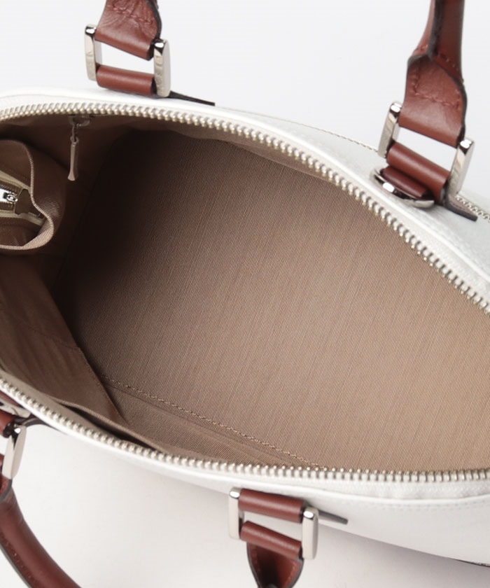 美品　本革　Kitamura 牛革　２WAY ハンドバッグ　レディース　BK キタムラケイツウ KitamuraK2 2WAY牛革ハンドバッグ(ブガッティ