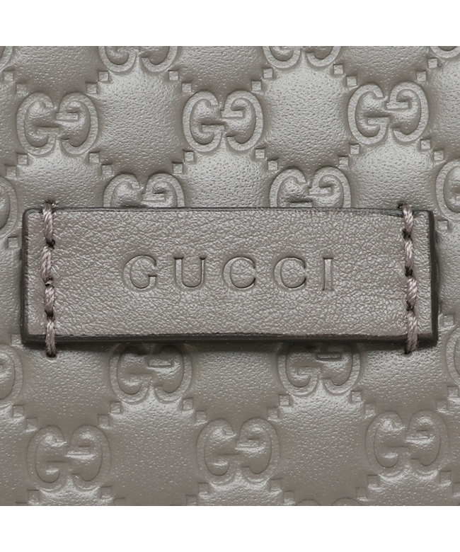 グッチ アウトレット ハンドバッグ GGレザー グレー レディース GUCCI