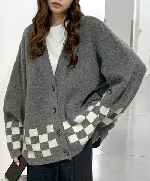 女性用長袖ニットカーディガン,韓国のファッショナブルなセーターpA