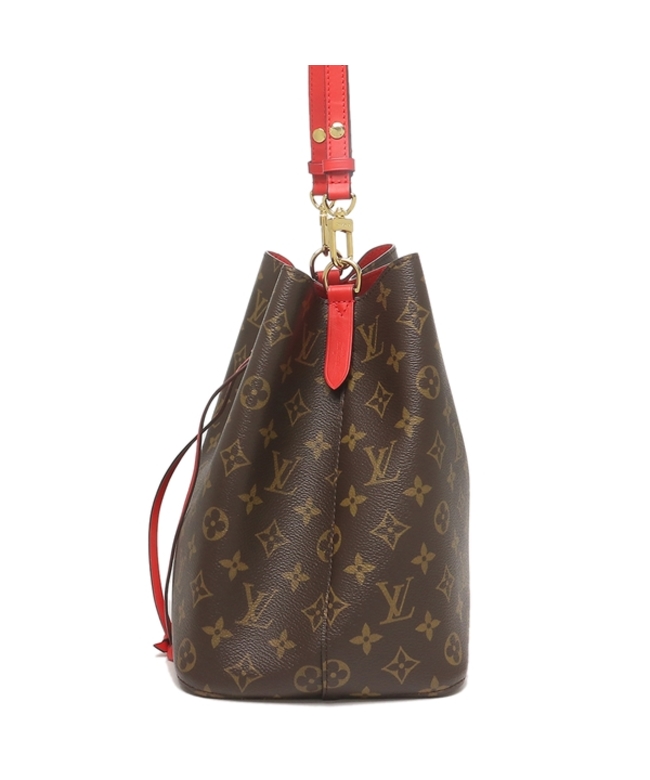 ルイ ヴィトン LOUIS VUITTON バッグ モノグラム レディース ブランド ショルダーバッグ 2way ネオ ノエ コクリコ M44021 ブラウン レッド バケットバッグ 巾着型 おしゃれ