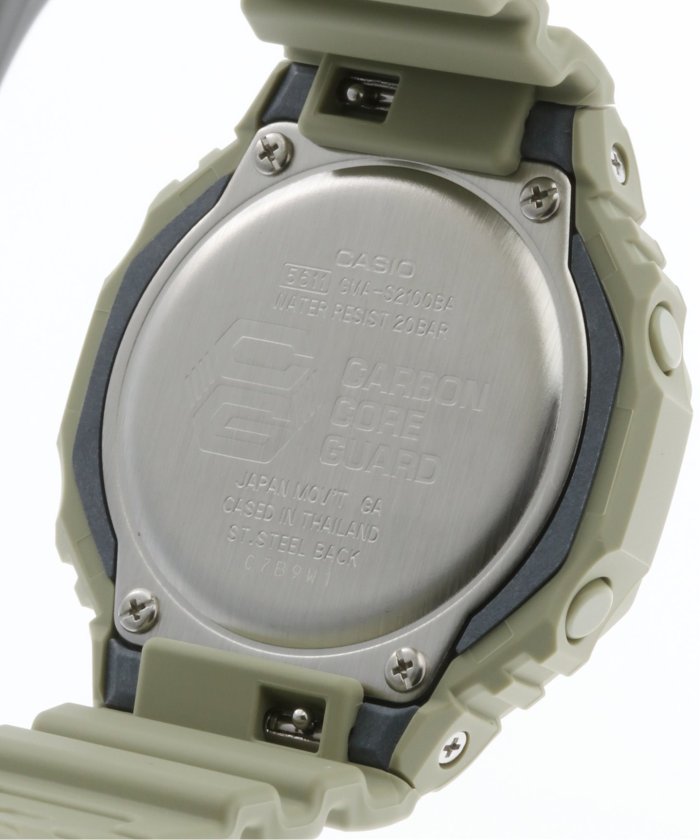 G-SHOCK GMA-S2100BA-3AJF　グリーン G-Shock G-MS GMA-S2100GA-3AER Green Accent Colors Watch