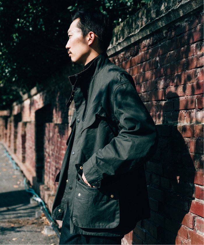 Barbour for MARKAWARE & EDIFICE】バブアー 別注 Short Riding Coat