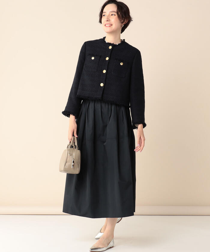 セール 60%OFF】ツイードショートジャケット(505053545