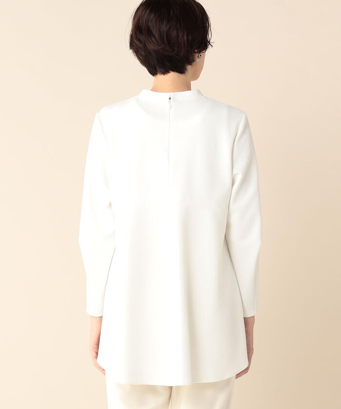 NOLLEY'S ノーリーズ　カットジョーゼットバックフレアブラウス NOLLEY'S（ノーリーズ）の「カットジョーゼットバックフレア