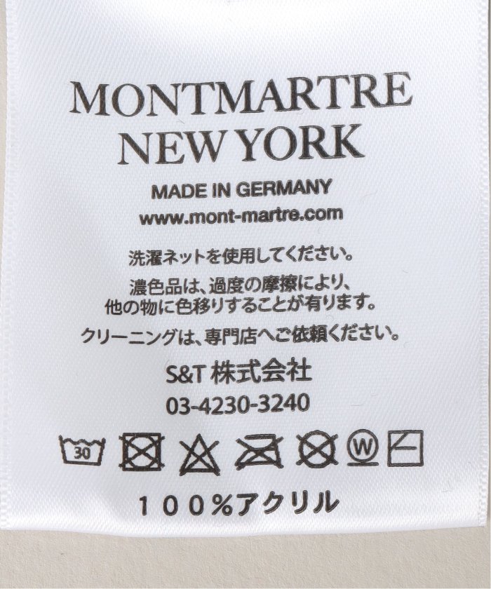 MONTMARTRE NEW YORK / モンマルトル ニューヨーク】BLUE OEIL SCARF