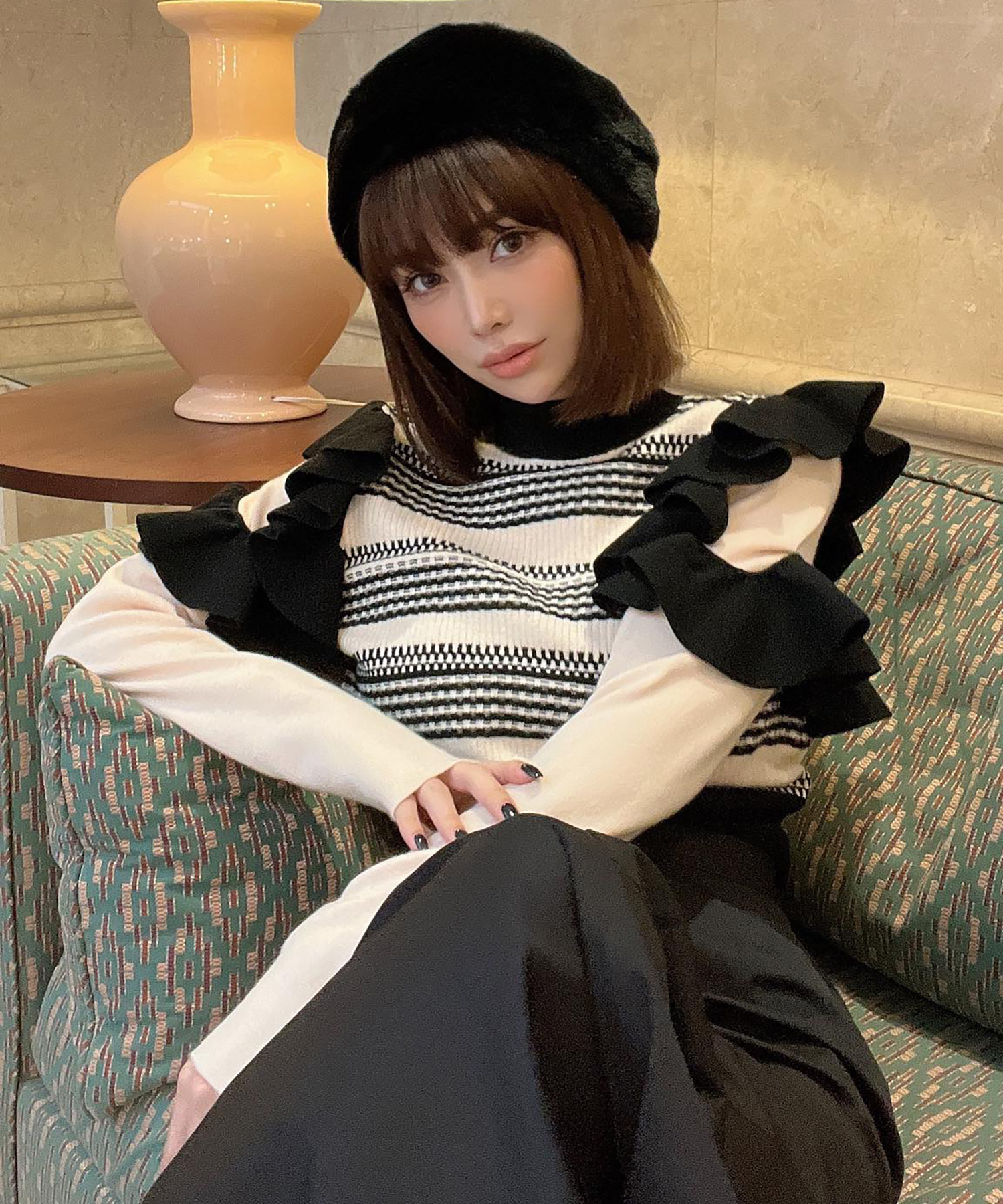 エイミーイストワール eimy istoire ポイントフリルパターン
