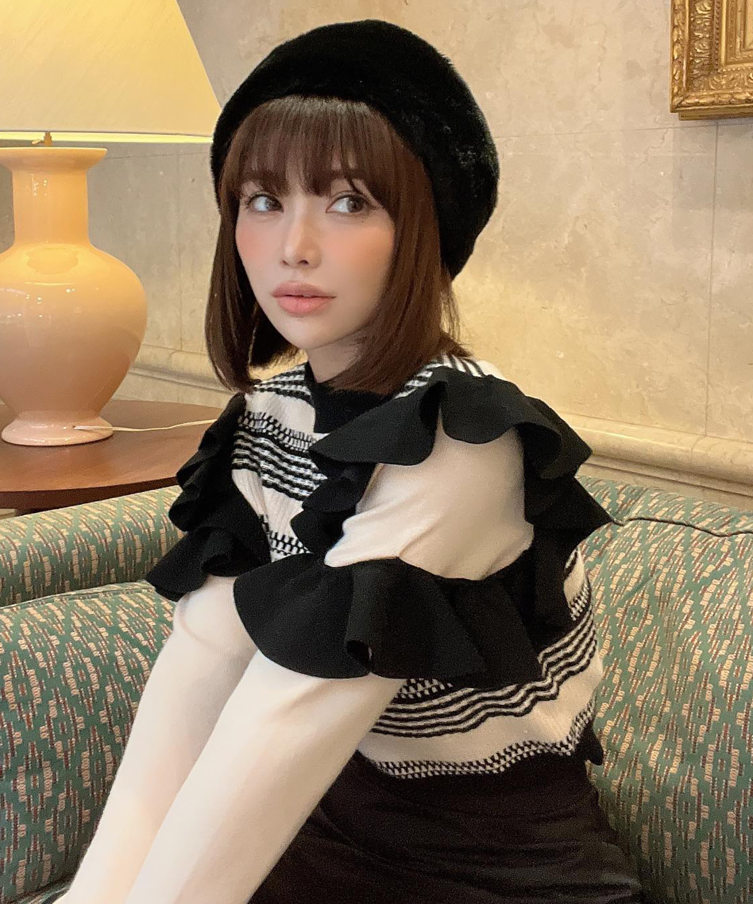 エイミーイストワール eimy istoire ポイントフリルパターン