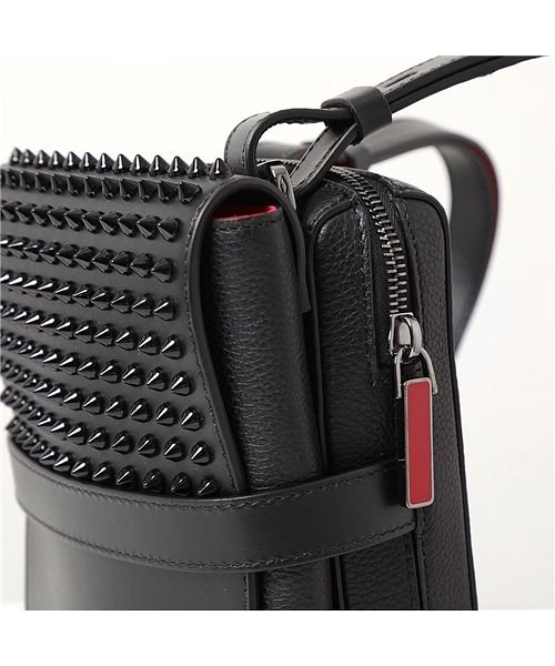 セール Christian Louboutin クリスチャンルブタン ショルダーバッグ Benech Reporter メンズ 鞄 レザー メッセン クリスチャンルブタン Christian Louboutin D Fashion