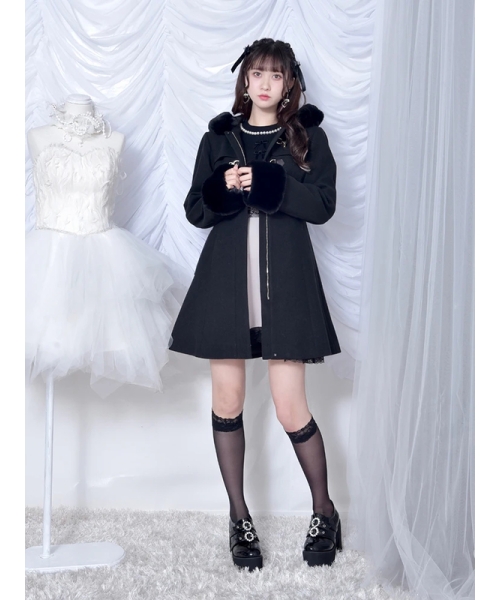 クーポン】ノエミー NOEMIE NOEMIEのお嬢さんフードファーコート