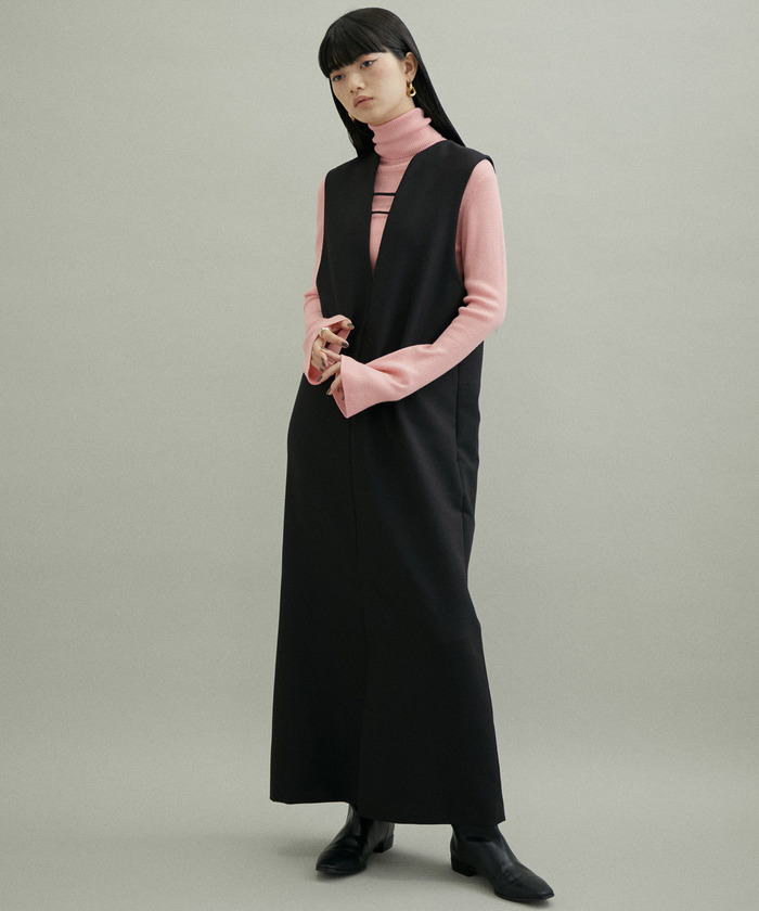 WEB限定(一部店舗展開あり)】2WAYキーネックジャンパースカート WEB限定(一部店舗展開あり)】2WAYキーネックジャンパースカート