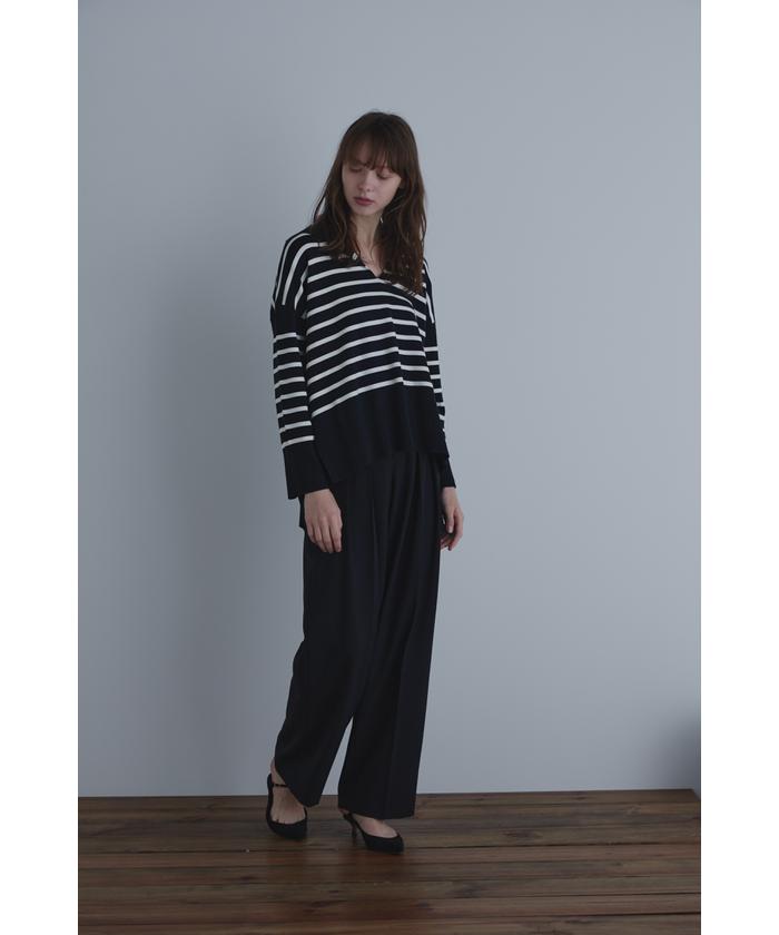 ルフィル　ワイドパンツ　ニット　ボトムス LE PHIL パンツ ヴィスニットパンツ レディース : ZOZOTOWN