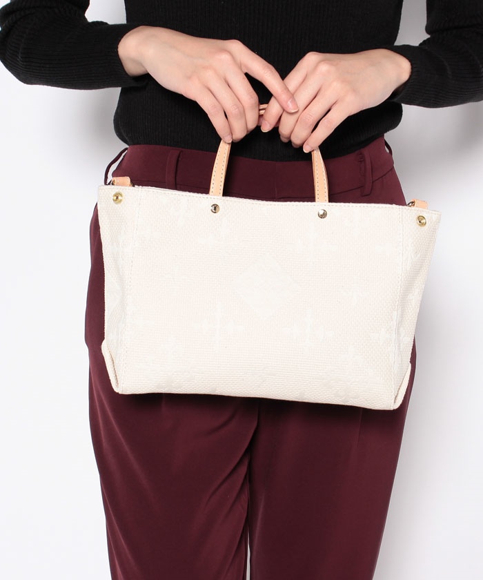 セール 30%OFF】《SHOPPER》トートバッグ S【刺し子ジャガード