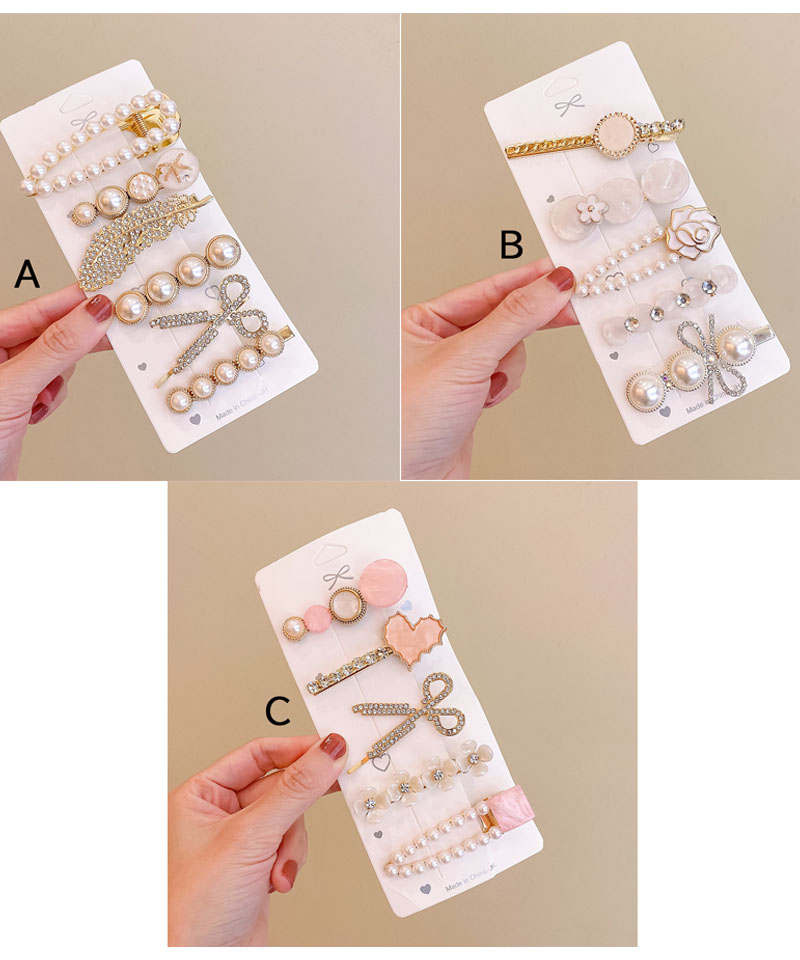 ショッピングゴー shoppinggo ヘアピンセット 3タイプ パール