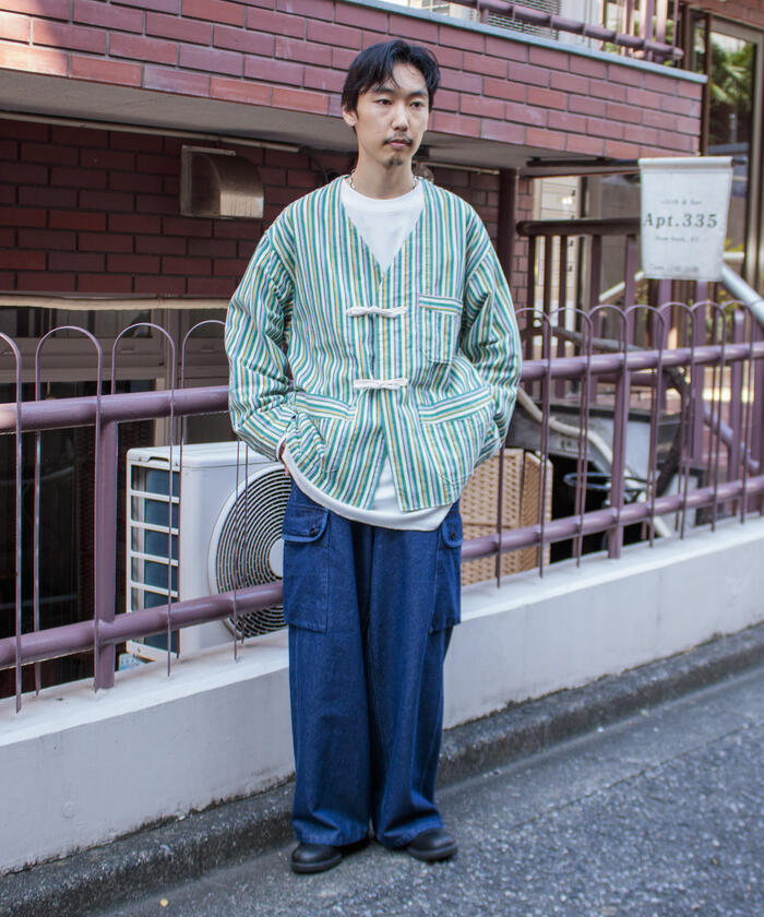 ARMY TWILL/アーミーツイル】STRIPE SHIRT ストライプ