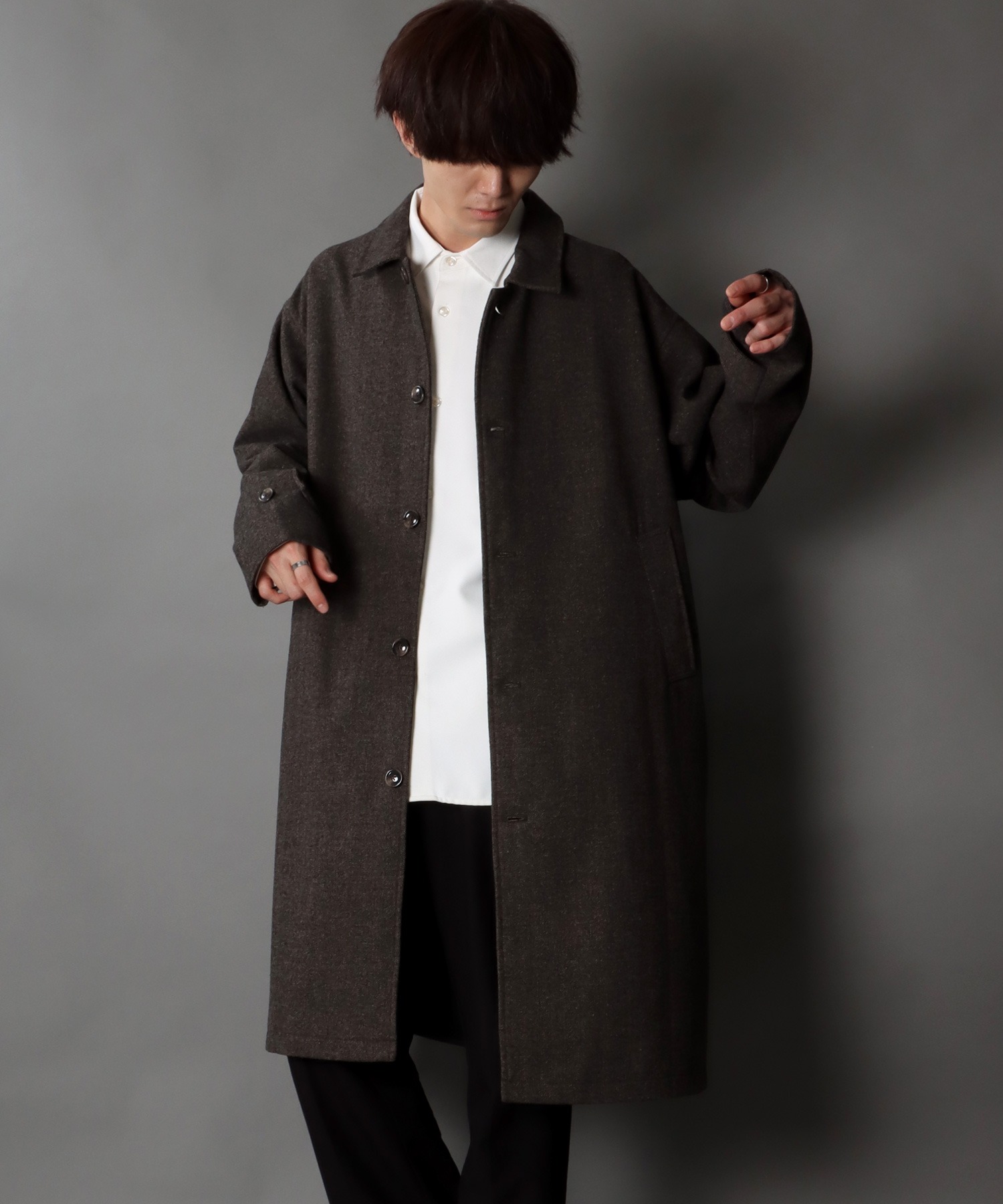 セール】【SITRY】over size wool bal collar coat/オーバーサイズ ...