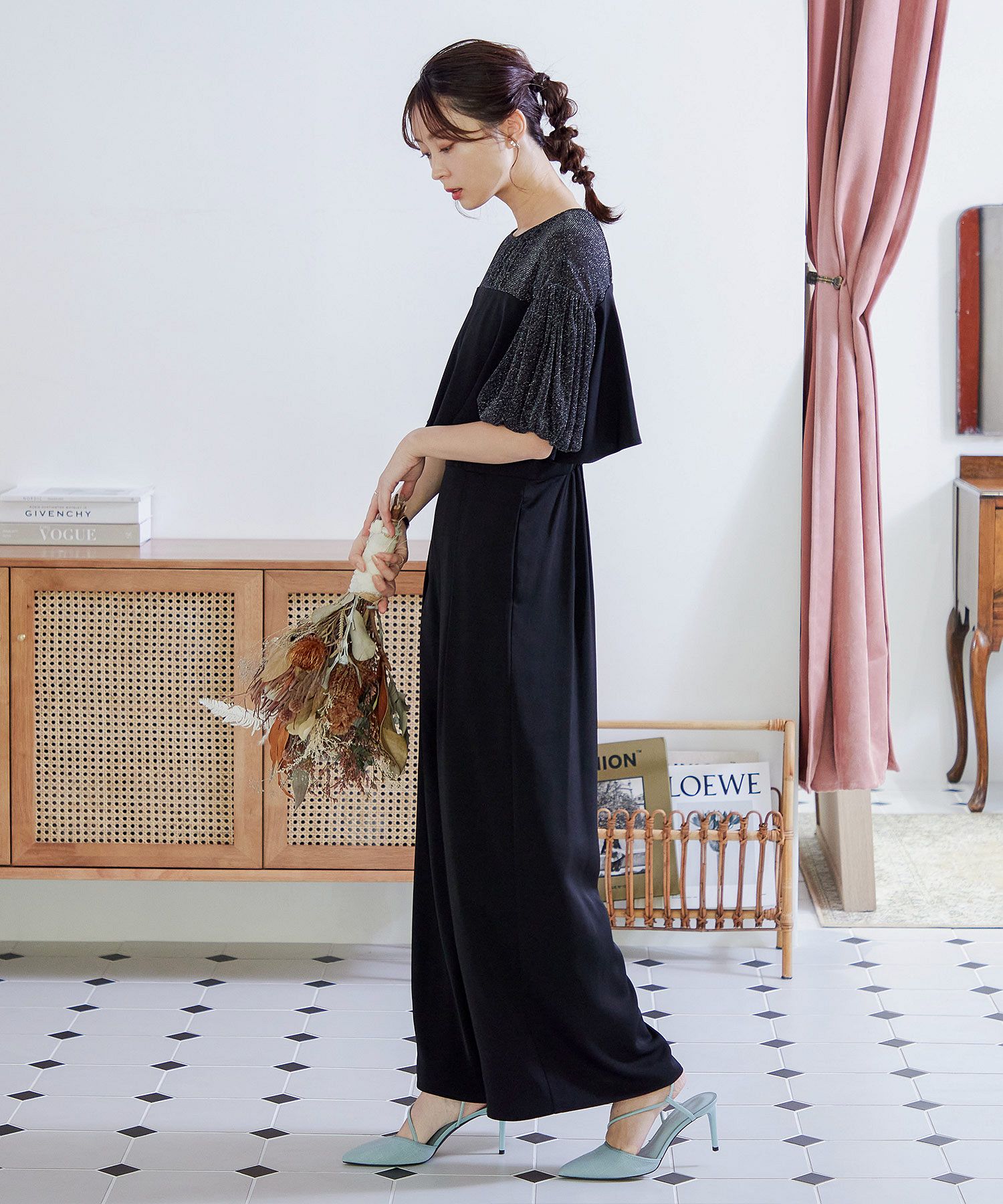 niana ニアナ 結婚式 オールインワン パーティードレス ワイドパンツ
