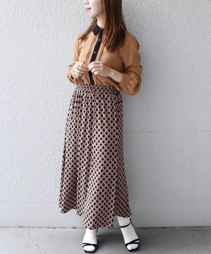 SHIPS any: 〈ウォッシャブル〉ジョーゼット ポイントカラー ブラウス セール】SHIPS any: 〈ウォッシャブル〉ジョーゼット ポイント
