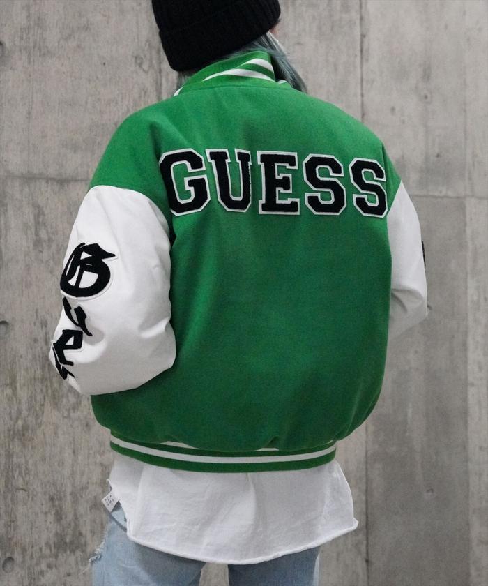 GUESS/ゲス/別注 ワッペンロゴスタジャン(505025655 GUESS/ゲス/別注 ワッペンロゴスタジャン(505025655