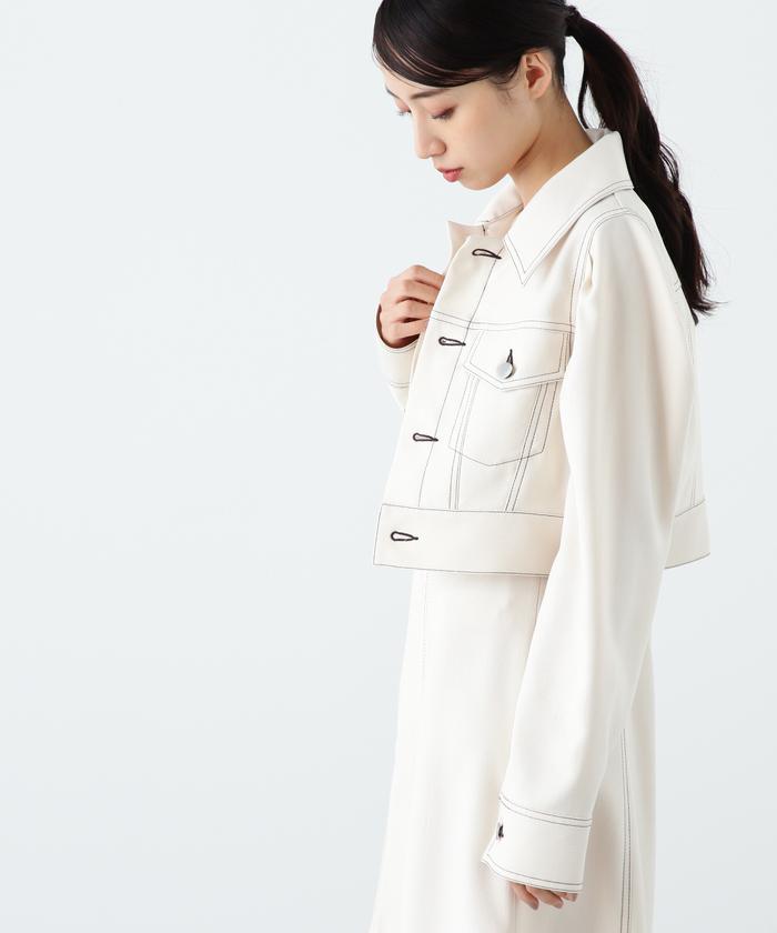 JILL STUART ジルスチュアート デニムライクシリーズジャケット デニムライクシリーズ ジャケット(505065220) | ジル バイ ジル